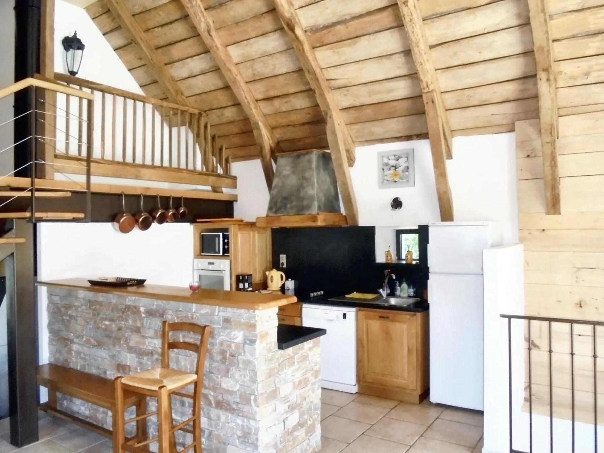 Maison Charmante Avec Vue Sur La Montagne A De Mandailles Barbecue Holiday home