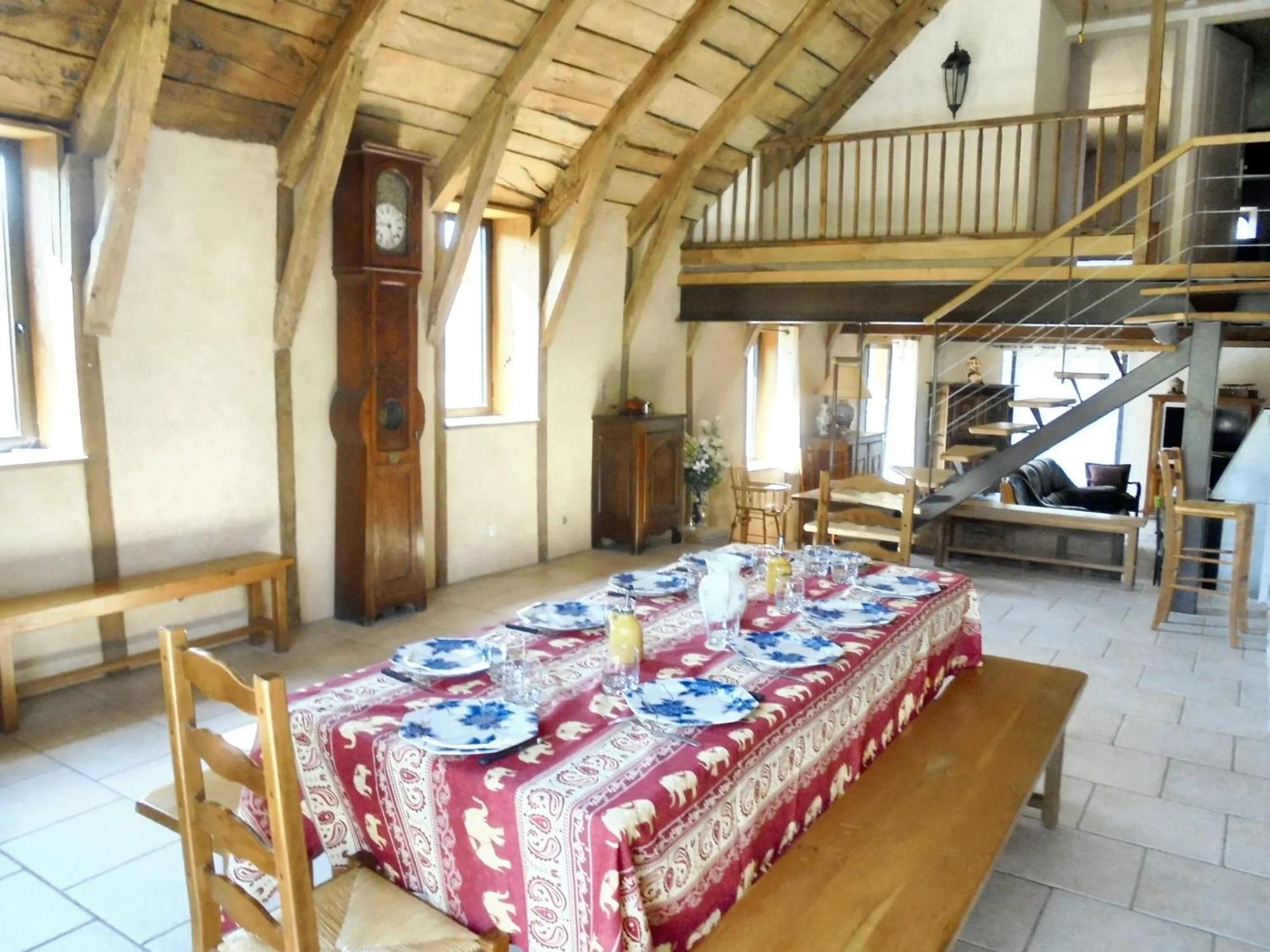 Maison Charmante Avec Vue Sur La Montagne A De Mandailles Barbecue Holiday home