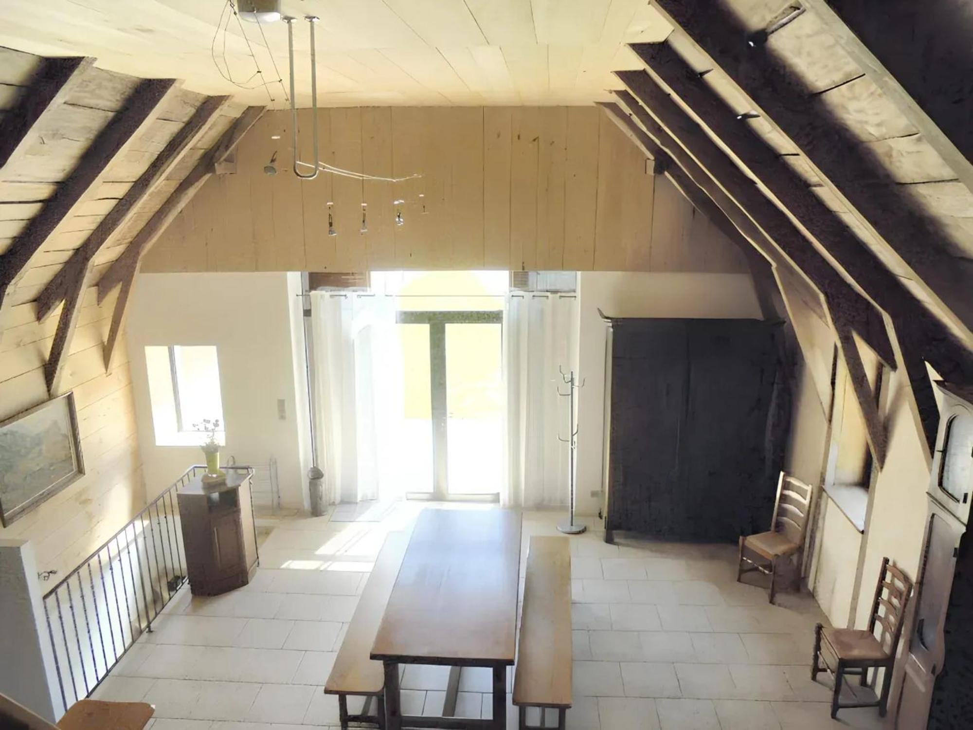 Maison Charmante Avec Vue Sur La Montagne A De Mandailles Barbecue *